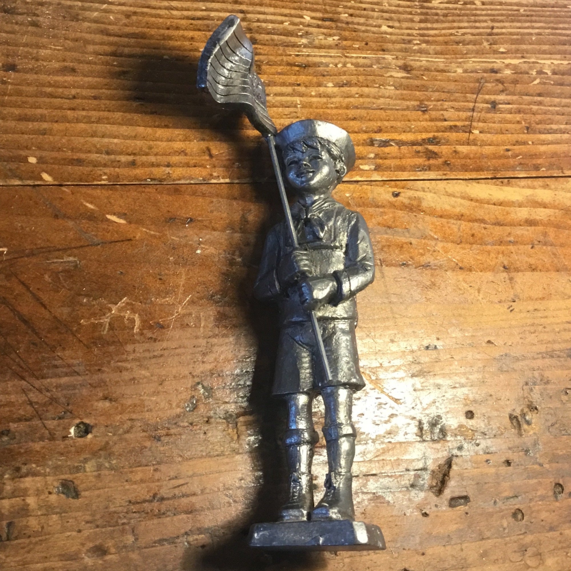 M. A. cheapest Ricker signed pewter figurine balloon man