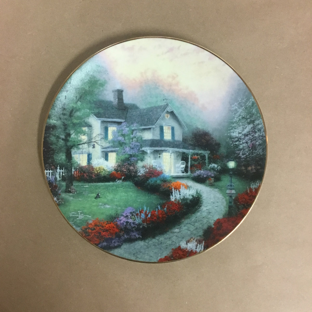 Thomas Kinkade &quot;Home is Where the Heart Is&quot; Collectible Plate