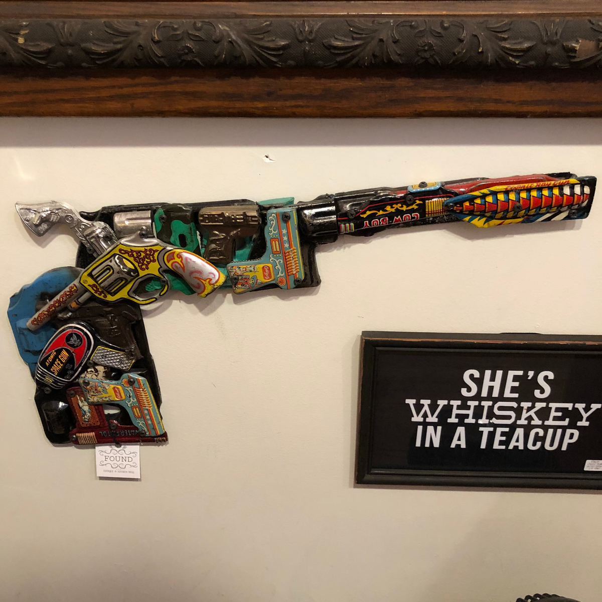 Vintage Toy Gun Art
