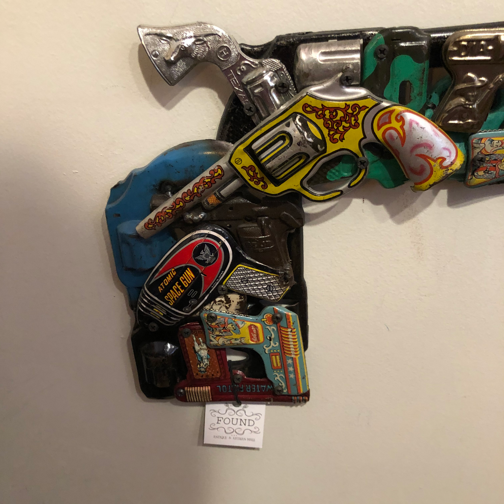 Vintage Toy Gun Art