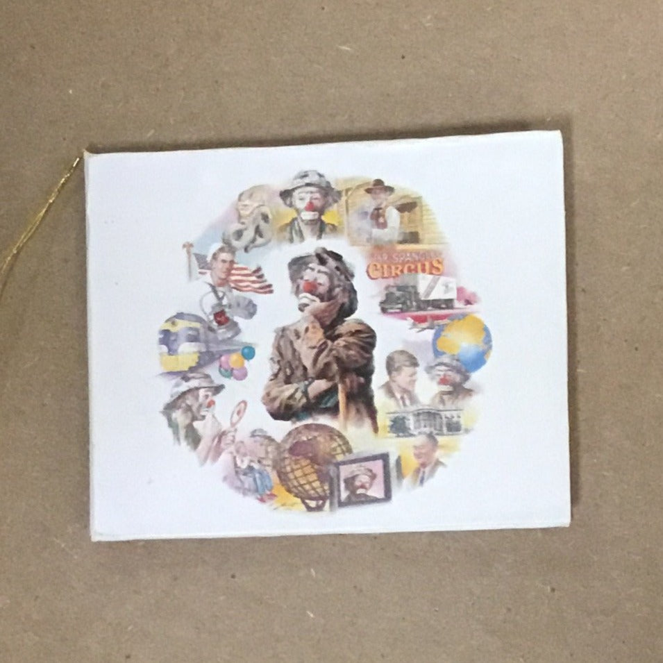 &quot;Looking Back&quot; Collector Plate  Celebrating Emmett Kelly Jr, 65 Birthday