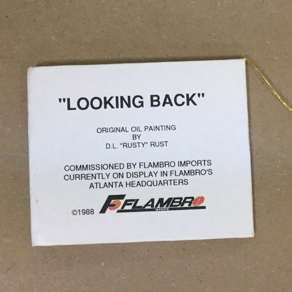 &quot;Looking Back&quot; Collector Plate  Celebrating Emmett Kelly Jr, 65 Birthday