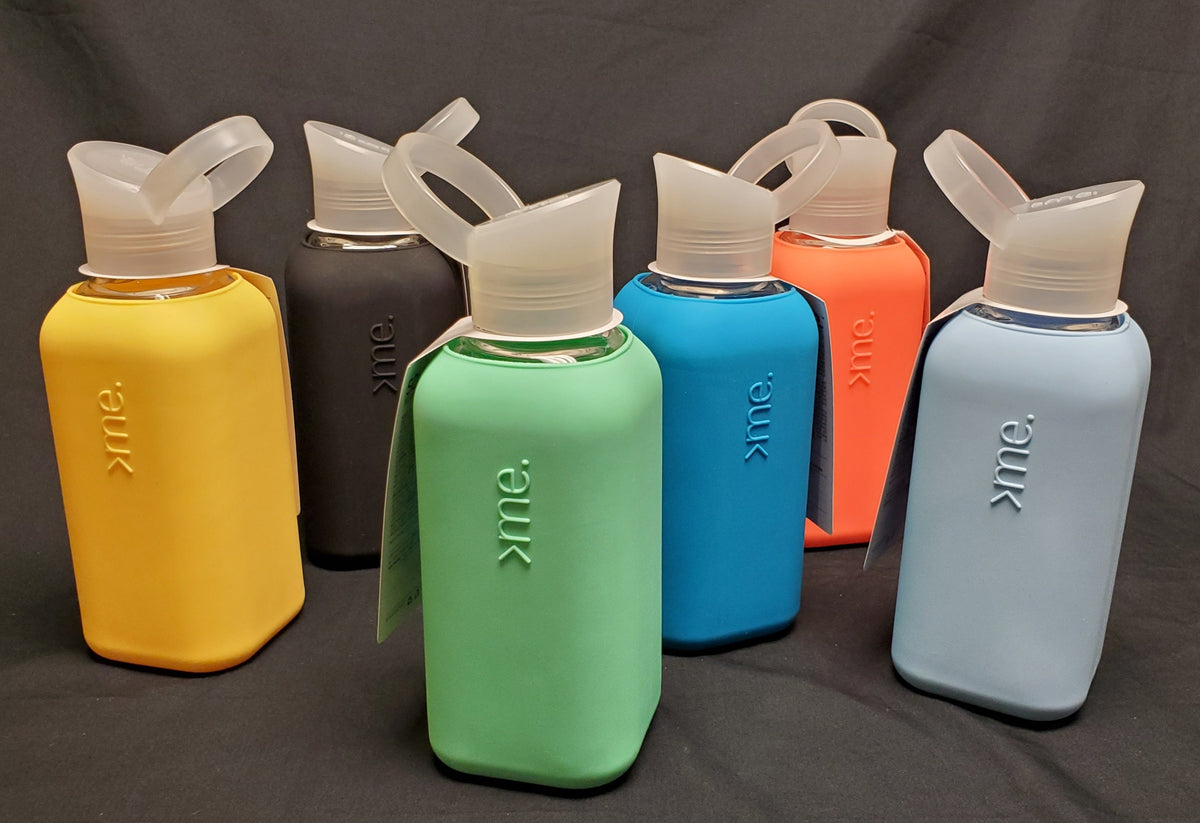 Squireme Glass Bottles with Silicone Sleeve