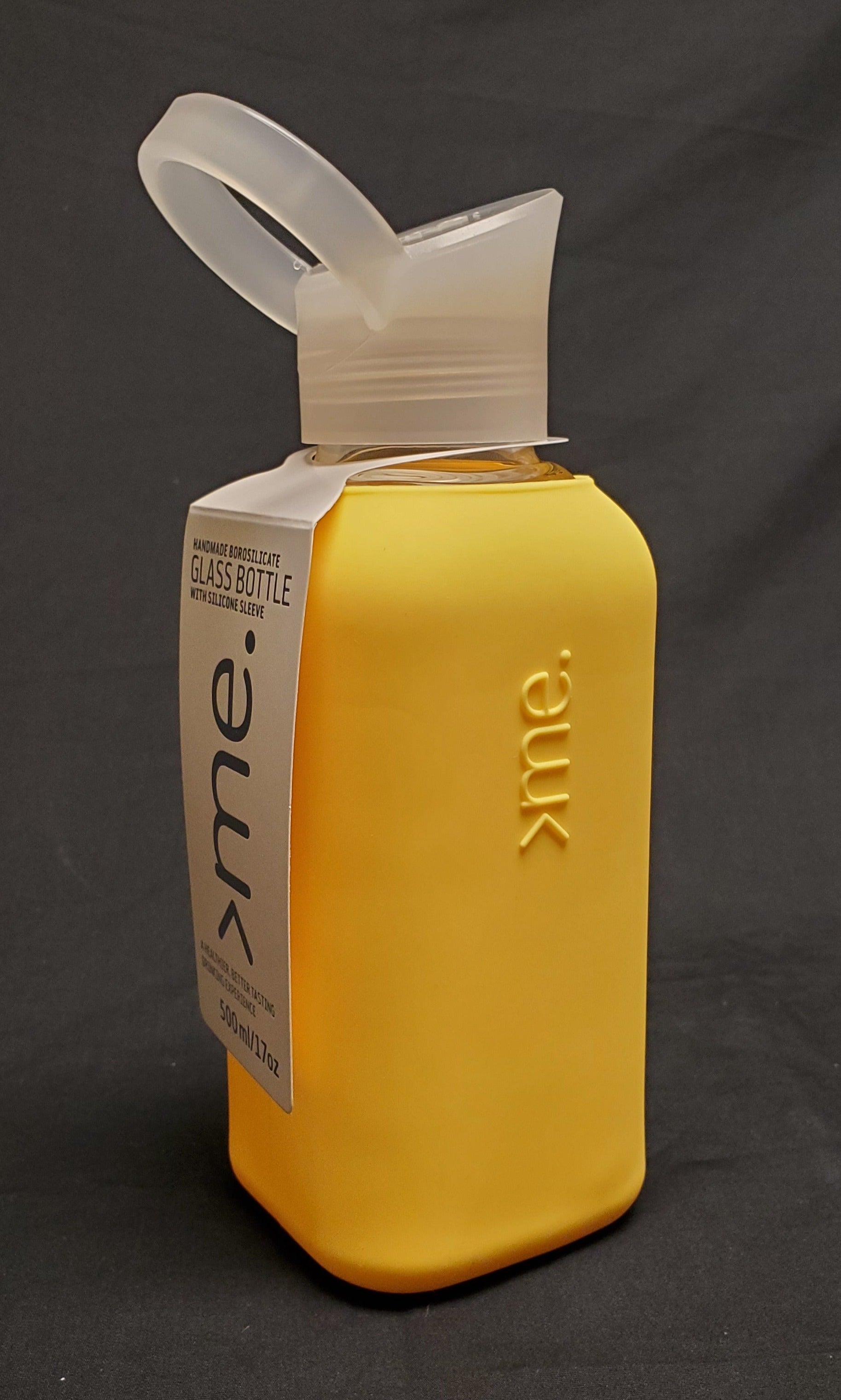 Borosilicate Glass Bottle with Silicone Sleeve, Company Swag